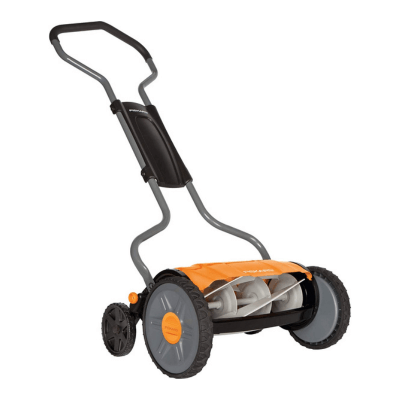 Fiskars Cortacésped manual, Cortacésped cilíndrico con sistema de corte sin fricción de las cuchillas, Largo de corte 43 cm, StaySharp Plus