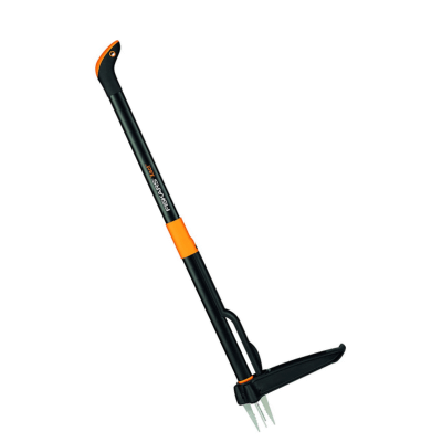 Fiskars Extractor de maleza, Longitud 1 m, Negro - Naranja, Xact, 1020126