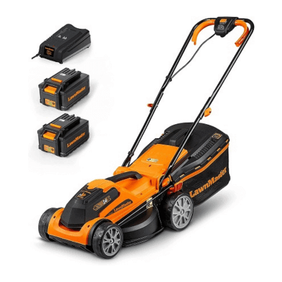 LawnMaster CLMF2034G Cortacésped con batería 24v