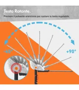 VONHAUS Cortasetos Telescópico de Largo Alcance