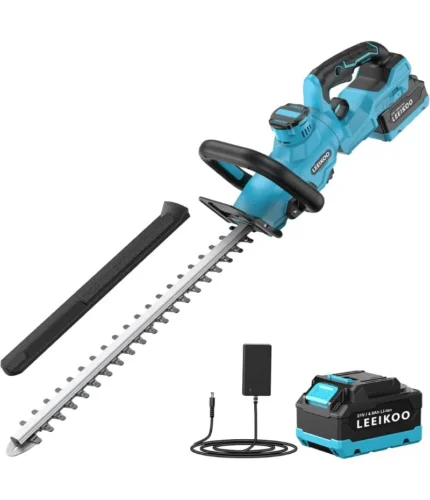 LEEIKOO Cortasetos Batería con 4.0Ah