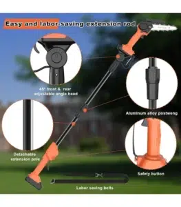 KOOLWAVE Motosierra Telescópica de Batería 6 Pulgadas